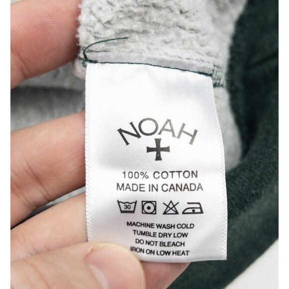 Noah NY Sweatshirt Men's Large Embroidered Horse Knight Crewneck Green New York - Picture 5 of 12